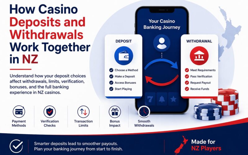 How Casino Deposits and Withdrawals Work Together in NZ