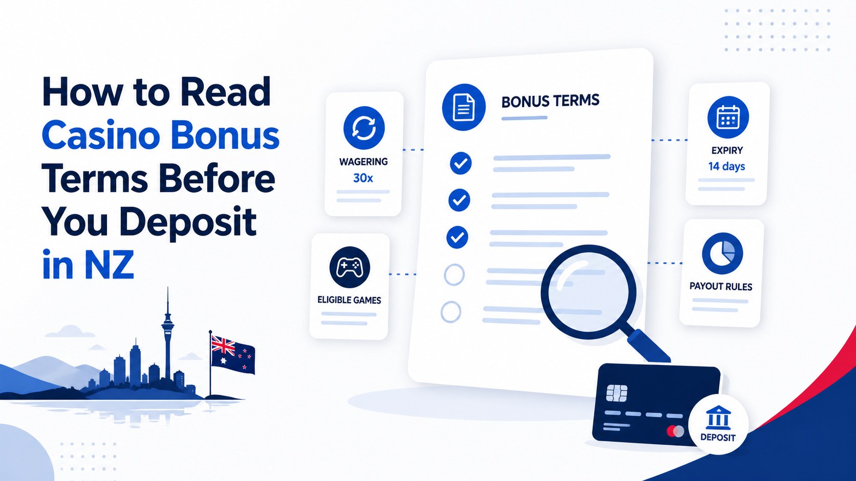 How to Read Casino Bonus Terms Before You Deposit in NZ