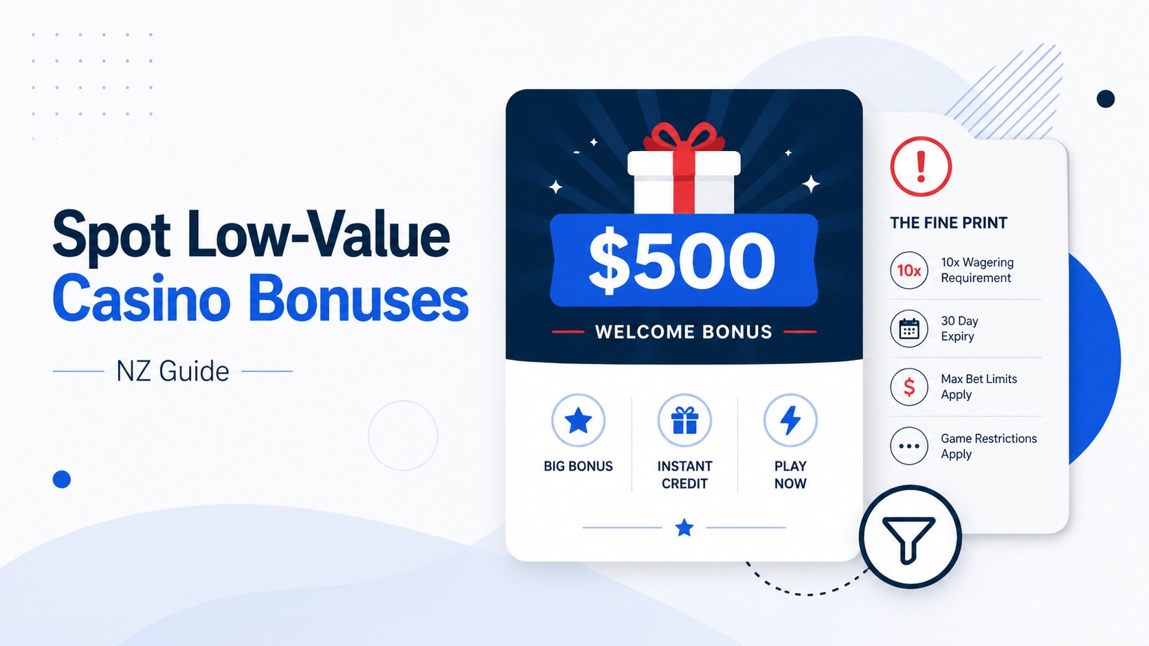 How to spot a casino bonus that looks good but offers low real value in NZ with focus on restrictive bonus terms