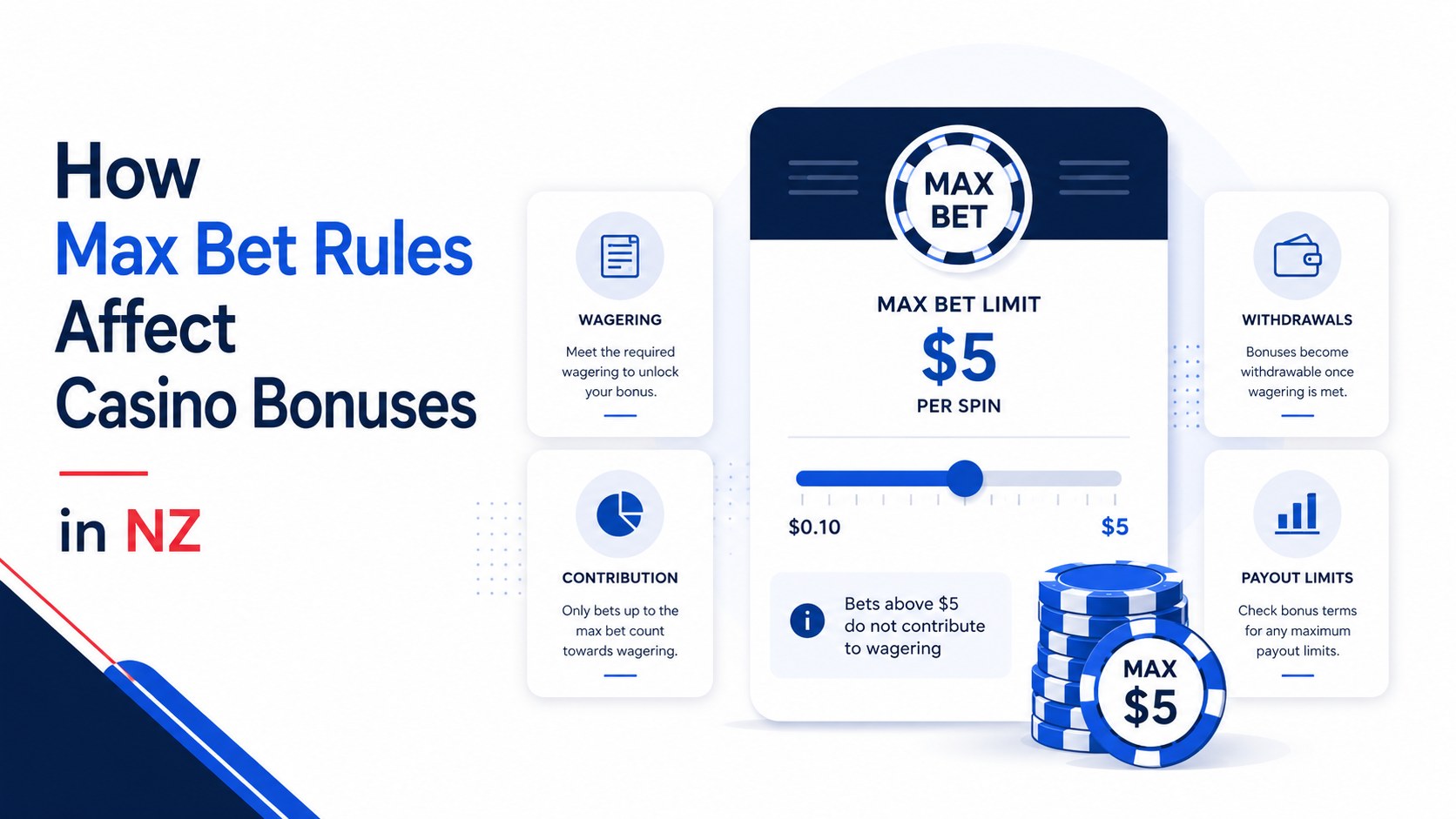 How max bet rules affect casino bonuses in NZ with focus on wagering bonus limits and withdrawal impact