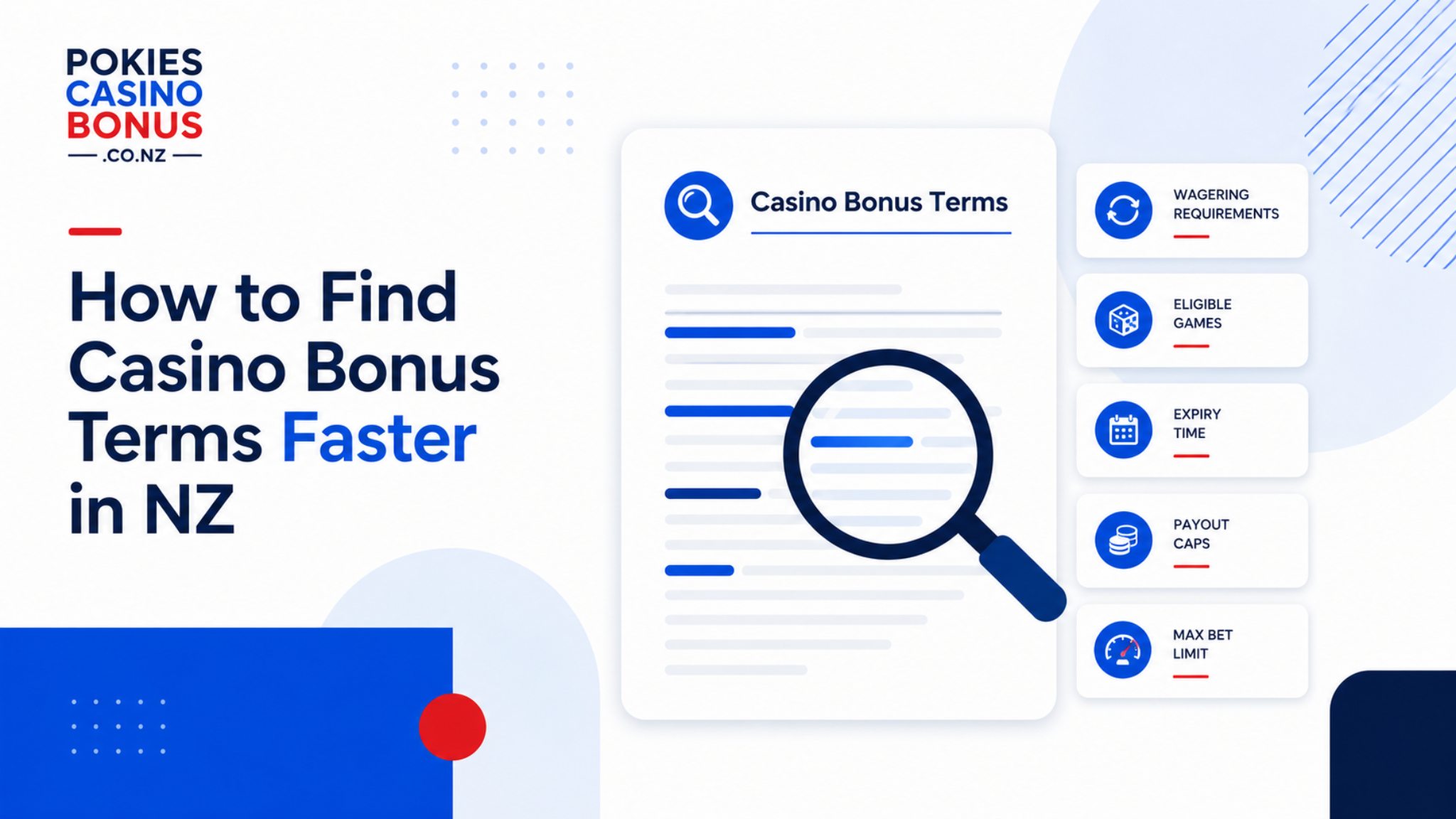 How to Find Casino Bonus Terms Faster in NZ