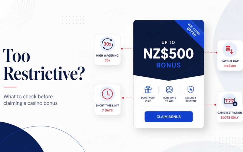 How to Tell if a Casino Bonus Is Too Restrictive in NZ